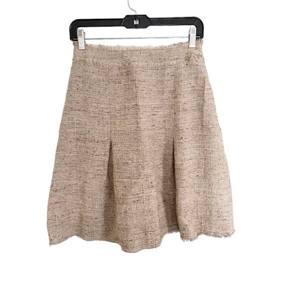 Moschino Cheap and Chic Linen Blend Pleated Skirt - Picture 1 of 6